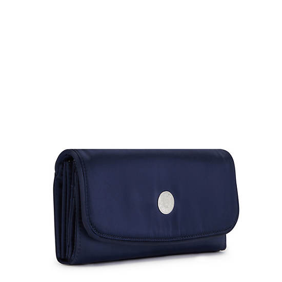 Kipling Money Land Snap Wallet Plånbok Marinblå | SE 1025DF